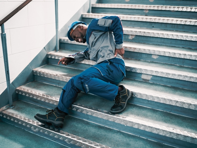 slip and fall at work