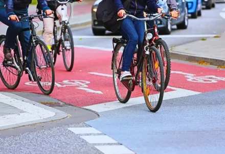 Vehicles in Bike Lanes Whos Liable When Obstruction Causes a Crash 1163356449 Altered DePaolo